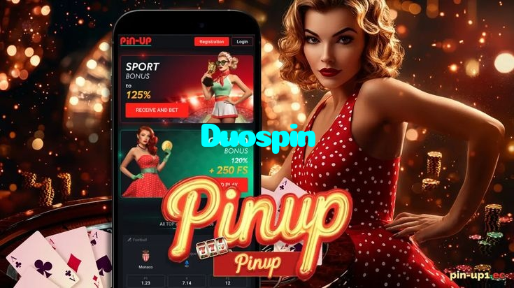 Duospin خوش آمدید بونس +600% پیشکش موبائل ایپ کے پروموشن سیکشن میں دکھائی دیتی ہے۔